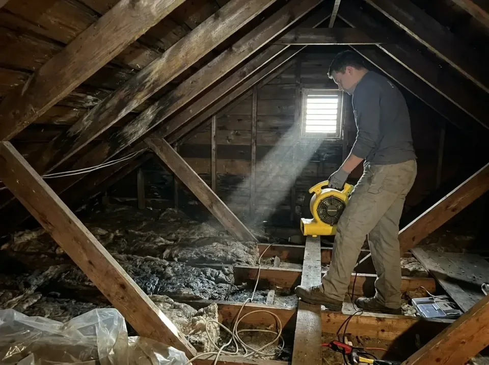 attic-water-damage-drying-proc-007 — frequently asked questions, Emergency Water Extraction & 24/7 Flood Response in Pequot…